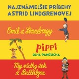 Audiokniha Najznámejšie príbehy A. Lindgrenovej - Astrid Lindgren, Táňa Pauhofová, Slávka Halčáková, Miro Noga