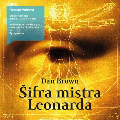 Audiokniha Šifra mistra Leonarda - Renata Honzovičová Volfová, Dan Brown
