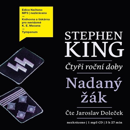 Audiokniha Nadaný žák - Jaroslav Doleček, Stephen King