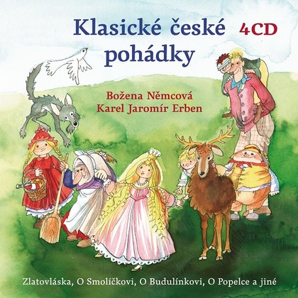 Audiokniha Klasické české pohádky - Bořivoj Navrátil, Petr Štěpánek, Luděk Munzar, Karel Höger, Ladislav Pešek, Jana Preissová, František Filipovský, Jan Čenský, Jana Hlaváčová, Bohumil Bezouška, Jiří Adamíra, Josef Kemr, Růžena Merunková, Julie Charvátová, Ivan Milan Jedlička, Božena Němcová, Karel Jaromír Erben