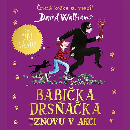 Audiokniha Babička drsňačka znovu v akci - Jiří Lábus, David Walliams